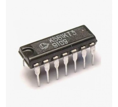 К561КТ3, 4-канальный коммутатор цифровых и аналоговых сигналов