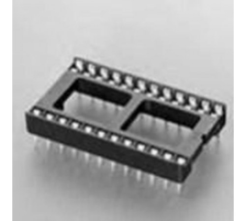 Панелька под микросхему DIP-24 шаг 2.54, ширина 15,24 мм