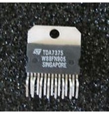 TDA7375AV, УНЧ 2 х 37Вт/4 Ом, 4 х 12Вт/2 Ом, [Multiwatt-15-V]