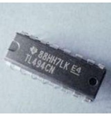 TL494CN, Импульсный регулятор напряжения (=КР1114ЕУ4), [PDIP-16]