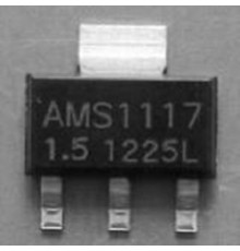 AMS1117-1.5, LDO стаб. напряжения, 1A, +1.5В [SOT-223]