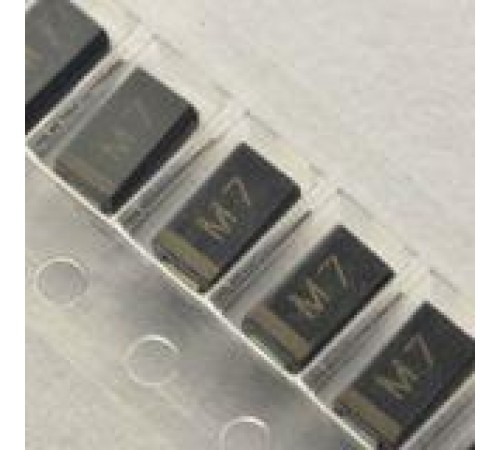 M7 (1N4007), диод 1А 1000В [SMA/DO-214AC]
