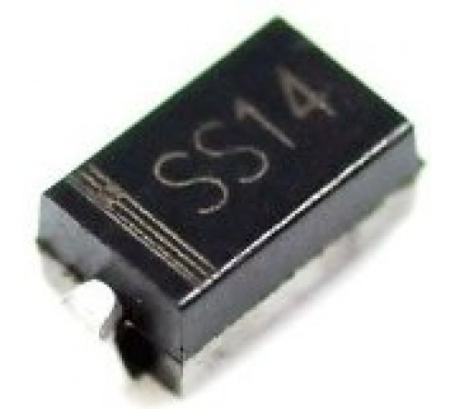 SS14 (1N5819), диод Шоттки 1A 40В [SMA/DO-214AC]