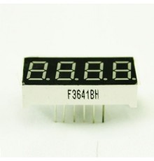Светодиодный индикатор 30x14 мм, красный, 4 разряда, общий катод (F3461AH)