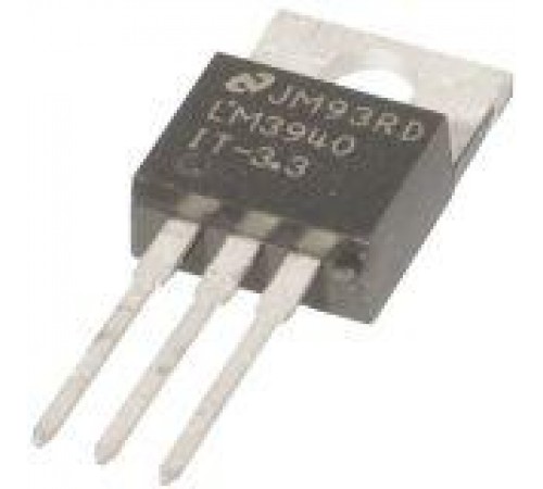 LM3940IT-3.3, линейный LDO стабилизатор, +3.3 В, 1.0A