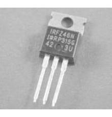 IRFZ46N, Транзистор N-MOSFET 55В 53А 107Вт [TO-220] [IR]