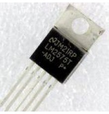 LM2575T-ADJ, Понижающий DC-DC преобразователь, Uвх=до 60В, Uвых=1.23…52, 1А, 52кГц [TO-220-5L]