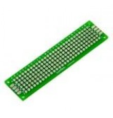 Плата макетная 20x80 мм, двуxсторонняя
