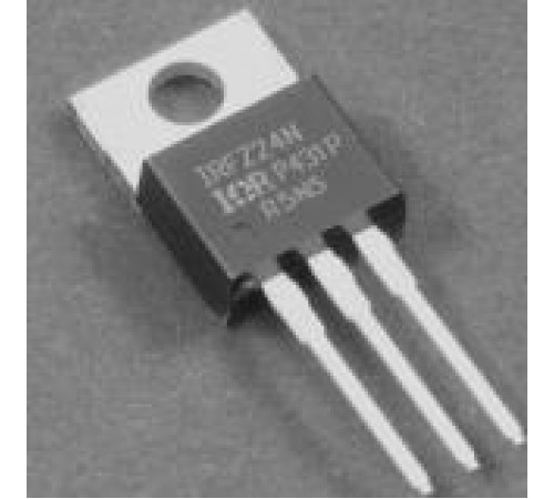 IRFZ24N, Транзистор MOSFET N-канальный 55В 17А 45Вт, 0.07 Ом [TO-220] [IR]
