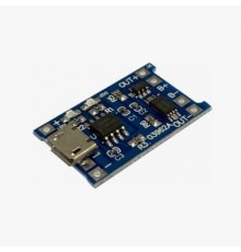 Модуль ЗУ для Li-ion АКБ (до 1А) Micro USB TP4056 + защита