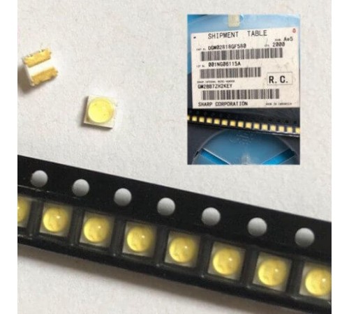 Светодиод 2828 0.8W 6V для подсветки