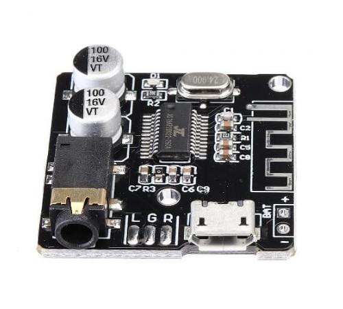 Модуль Bluetooth аудио приемника XY-BT-MINI Bluetooth 5.0 (пит.5В, выход Jack 3.5)
