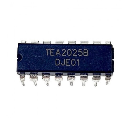 TEA2025B, УHЧ 2x2.3Вт (9В/4 Ом) [DIP-16]