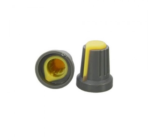 Ручка приборная RR4817 (6mm круг желтый)