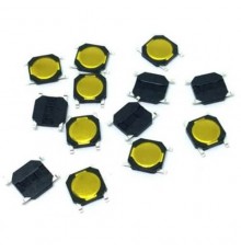 4,8х4,8х0,8мм, тактовая кнопка, SMD пленочная SPST-NO SW008