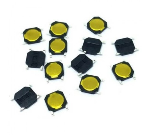 4,8х4,8х0,8мм, тактовая кнопка, SMD пленочная SPST-NO SW008