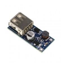 Повышающий DC-DC модуль (вход 0.9-5V выход 5V, USB разъём до 0.6А)