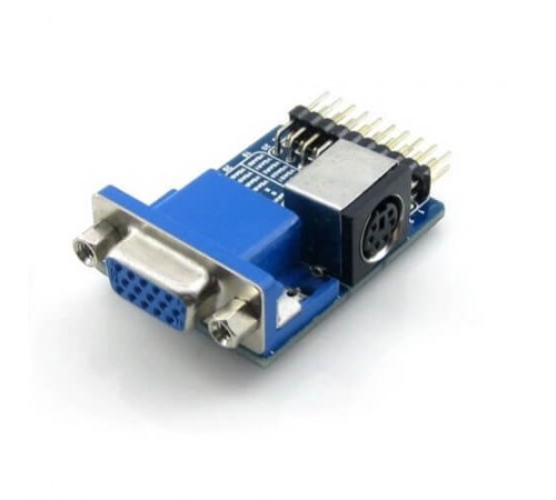 Плата для тестирования интерфейсов VGA PS/2