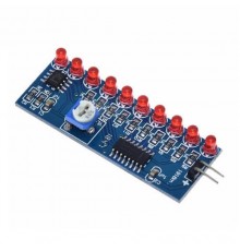 Радиоконструктор Бегущий огонь на NE555 + CD4017 (SMD)
