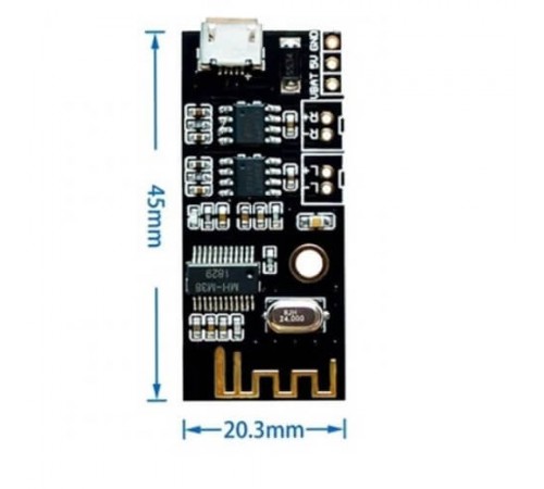 Модуль Bluetooth аудио приемника MH-M38 Bluetooth 4.2 (пит 5В/2А, выход 2x5Вт макс.)