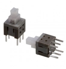 PB22E06 Кнопка 6pin с фиксацией, 5.8*5.8*10мм
