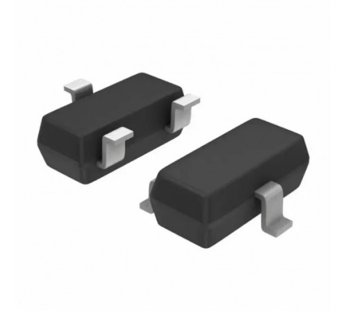 MUN2213T1G, Цифровой биполярный транзистор NPN, 50 В, 0.1 А, 0.23 Вт, 47 кОм+47 кОм